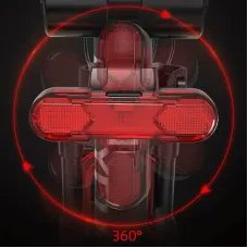 Bike Rear LightUSB Rechargeable Bicycle Tail Light For Cycling Helmet Backpack Safety Warning TailLight