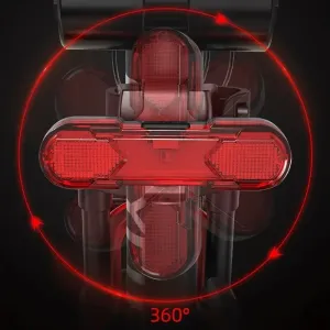 Bike Rear LightUSB Rechargeable Bicycle Tail Light For Cycling Helmet Backpack Safety Warning TailLight