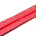 300-1220mm Red Aluminum Alloy 45 Type T-Track Scale Woodworking T-slot Miter Track for Table Saw Router Table