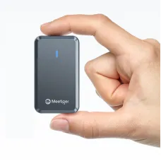 Meetiger Ice Tiger Series M.2 2230 SSD Enclosure USB 3.2 Gen2 10Gbps Dual Protocol SATA&NVMe External Aluminum Alloy Hard Drive Case with Heat Dissipation for Laptop Computer