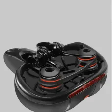 1pc Comfortable Breathable Bike Cushion Seat With Double-sided Shock Absorption Ball Suitable For Mountain Bike