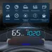 C7 HUD Car Head-Up Display GPS Speedometer Compass Driving Distance Speed Time Driving Time Date Altitude Number Of Compass Overspeed Alarm Fatigue Driving Satellites Reminder