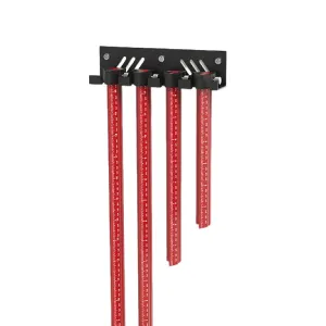 ENJOYWOOD 4PCS V Shape Ruler 7/9/12/22inch Portable Woodworking Tool with Double-Sided Imperial Scale and Storage Hook Ideal for Accurate Vertical Measurement