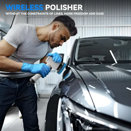 Wireless Portable Electric Car Polisher 3 Speed Adjustable IPX8 Waterproof Rechargeable Multi-Functional Scratch Remover