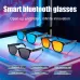 GS08 Smart bluetooth 5.3 Glasses Touch Control UV400 Protection IPX5 Waterproof 3D Stereo Sound Magnetic Charging for Outdoor Sports Activities