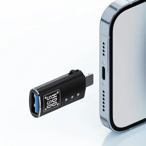 Type-C to Lightnings OTG Adapter Fast Data Transfer Fast Charging Supported Type-C Female To Lightnings Male Connector for Phone U Disk Earphones