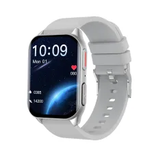 M3 1.95-inch HD Screen ECG AI Voice Assistant bluetooth Call Heart Rate Blood Pressure Blood Oxygen Blood Glucose Monitor Sleep Monitoring Body Composition Analysis Uric Acid Lipids Detection Met HRV Function Multi-sport Modes IP67 Waterproof Smart Watch