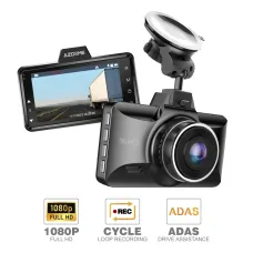 Azdome M01 PRO Dual Lens Dash Cam 1080P HD Wide-Angle Front and Rear Camera with Gravity Sensor Parking Monitoring ADAS