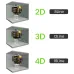 New 16 Lines 4D Laser Level Remote Control 4 Colors Beam 360 Horizontal & Vertical Powerful Lines Laser Levels Power Display 2 Batteries