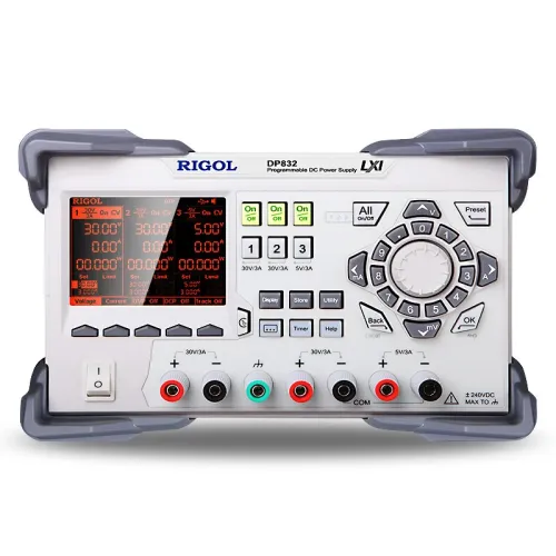 DP832 DP832A Programmable Linear DC Power Supply 3 Channels 195W Rapid Transient Response Real-Time Measurement USB LAN RS232