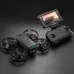 WLRC M8 WiFi FPV with Folded 4.3" LCD Screen Controller HD Camera Servo Gimbal Optical Flow Hover Brushless LED Foldable Pocket RC Drone Quadcopter RTF