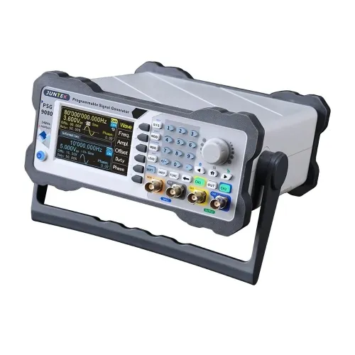 JUNTEK PSG9080 1nHz-80MHz Signal Generator Dual Channel Programmable Function Arbitrary Wave Source Frequency Modulation Amplitude Modulation Voltage Control Frequency Meter