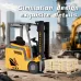 YD001 RTR 1/50 2.4G RC Car Forklift Truck Simulation Crane Loader Remote Controlled Full Direction Engineering Vehicle Desktop Toys Model Collection Gift For Boys
