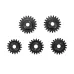 5PCS M1 5mm 18T 19T 20T 21T 22T Pinion Engine Gear for Rc Car 1/8 Brushed Brushless Motor