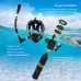 DIDEEP All-in-one 0.5L Plus Oxygen Cylinder Breather Diving Goggles with Air Pump Underwater Diving Oxygen Tank Set