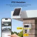 12MP 20X Optical Zoom 4G/WiFi Solar Camera Dual Screen PTZ PIR Detect Night Vision Auto Tracking Two-way Audio CCTV Surveillance Cameras
