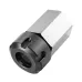 High quality Square ER25 ER32 ER40 Block Hard Steel Hex ER Collet Chuck Seat For CNC Lathe Engraving Cutting Machine Tool holder