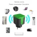 RSH-OP003 16A Tuya Smart WiFi Socket IP44 Waterproof Energy Monitor EU Plug Wireless Remote Control Support Scene Linkage Voice Control with Alexa Google Home