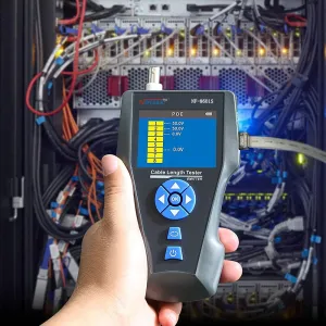 NOYAFA NF-8601W/NF-8601S/NF-8601 Multifunctional RJ45 CAT6 Network Cable Tester Cable Tracker PoE/PING/Port LCD Display Measure Length Wiremap