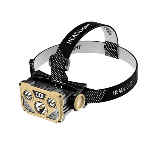 USB Rechargeable Headlamp With Blue Red Light Headlight LEHeadlamp Outdoor Camping Fishing Forehead Flashlight Night Head Lamp