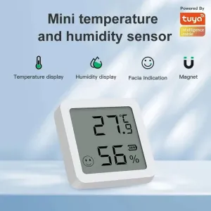 TH05 Tuya bluetooth Temperature Humidity Sensor with LCD Screen Smart Linkage Thermometer Hygrometer APP Remote Control