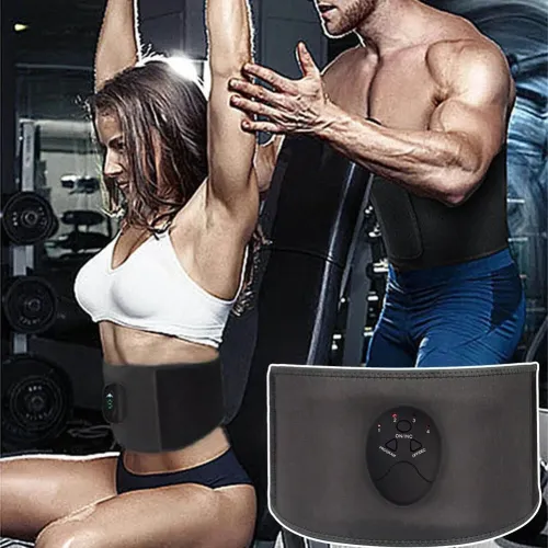 EMWireless Muscle Stimulator Trainer 6 Training Modes Abdominal Electric Fitness Belt