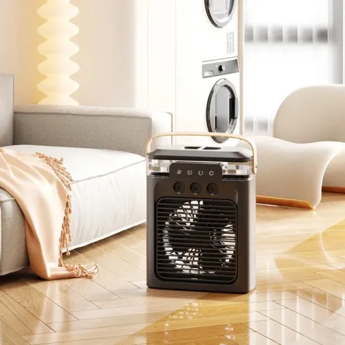 Spray Small Fan Humidification Small Refrigeration Air Conditioner Mini Fan Water-cooled Silent Air Cooler Portableel Ectric Fan