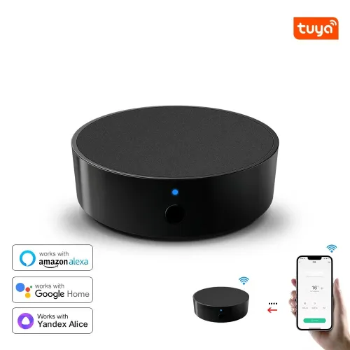 S16 Tuya WiFi IR Remote for Air Conditioning TV DVD AUD AC Universal Infrared Remote Control Works with Alexa Google Home