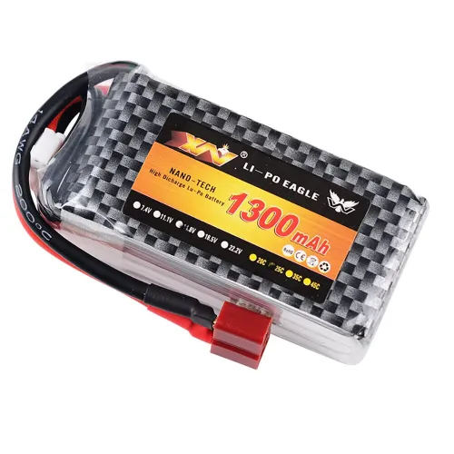XW 1300mAh 14.8V 25C 4S LiPo Battery EL-2P/JST/T/XT30/XT60/Small Tamiya Plug for RC Drone