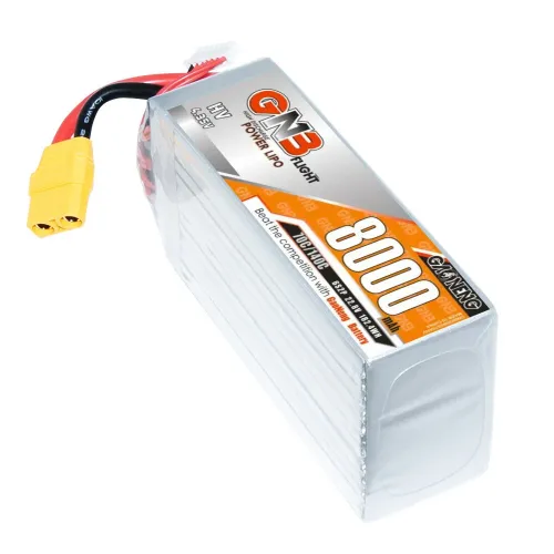 Gaoneng GNB 22.8V 8000mAh 70C 6S LiPo Battery  EC522 / XT60 / XT90 / T Plug for RC Drone