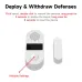 Tuya WiFi/Zigbee Door Window Sensor 130DB Sound Light Alarm Wireless Door Detector SmartLife APP Voice Control with Alexa Google Assistant