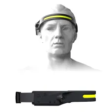 2PCBikight LX200 Wave Sensor 1200mAh 270 Wide Range 350LM 5 Lighting Modes LEHeadlamp USB Rechargeable Head Torch COB Outdoor Cycling Adventure Fishing Flashlight Bike Headlamp