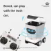 MSS Z6757 RTR 1/64 2.4G Mini RC Car Fun Remote Control Trash Can Garbage Can Robot LED Light 360  Rotation Desktop Vehicles Models Intelligent Creative Collection Toys