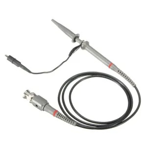 P6060 Oscilloscope Probe 60 MHz Bandwidth 1x 10x Attenuation High Precision Measurement 5.8 ns Rise Time 200V/600V Max Input