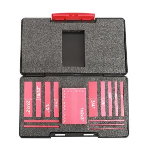 15pcs Woodworking Precision Aluminum Alloy Setup Bars Positioning Blocks Height Gauge Right Angle Tools for Router Table Saw Accessories