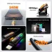 Toocki TQ-X103 PD240W USB-A/USB-C to USB-C/iP Cable with RGB Light PD3.1 Fast Charging Data Transmission Thickened Copper Core Line 2M Long for iPhone 17 17Pro 16 Pro Max 15 14 13 for Huawei Mate XTs for Xiaomi 17pro for SAMSUNG for OPPO