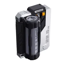 Bakeey 22.5W 5000mAh Replaceable Lithium Battery DIY Power Bank External Battery Power Supply Module with 1 Input & 2 Outputs Fast Charging for iPhone 16 15 14 Pro Max for Huawei Mate XT for Samsung Galaxy Z Fold6 for Xiaomi MIX Fold4