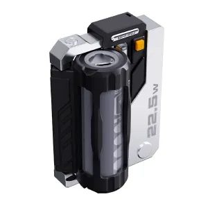 Bakeey 22.5W 5000mAh Replaceable Lithium Battery DIY Power Bank External Battery Power Supply Module with 1 Input & 2 Outputs Fast Charging for iPhone 16 15 14 Pro Max for Huawei Mate XT for Samsung Galaxy Z Fold6 for Xiaomi MIX Fold4