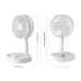 Tevorex 7200mAh Telescopic Folding Fan USB Charging Portable Mini Electric Fan Dormitory Outdoor Cooling Appliances Adjustable Home Fan