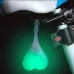4 Colour Bike Balls TailLight Silicone Waterproof 3 LEModes Warning Cute Heart Design Bike Light for Night Cycling