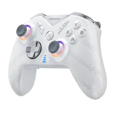Lenovo S05 RGB Wireless Gaming Controller 1000Hz Wired+200Hz Wireless Return Rate Dual Hall Effect Joysticks+Triggers Gamepad with Dual Vibration Motors Support Six-axis Turbo Function