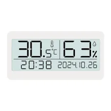 Magnetic Suction LED Simple Clock Back Light Desktop Clock Temperature And Humidity Alarm Clock Decorative Ornaments Silent Small Alarm Clock