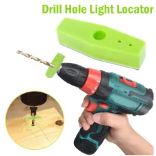 Drill Hole Position Light Locator Plastic Drill Guide Light Locator No Blocking Viewing Drill Bit Hole Punching Light Locator