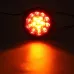 12V 16LED Turn Signal Light Brake Stop Tail Lamp Round For Truck Trailer Lorry