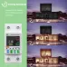 Tuya WiFi Intelligent Circuit Breaker with LCD Display App Control, Four Timing Modes Comprehensive Protection System Durable Flame-Retardant Construction - Home Automation Energy Monitor Smart Device