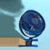 360 Adjustable Mini Silent Clip Fan 4000mAh 5 Speed USB Rechargeable Desktop Mini Fan Small Portable Silent Fan