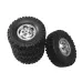4PCS Upgraded Metal Rims Tires Wheels for TOYOTA Land Cruiser MN82 LC79 MN78 WPL D90 D91 D96 99S 1/12 RC Cars Vehicles Models Spare Parts