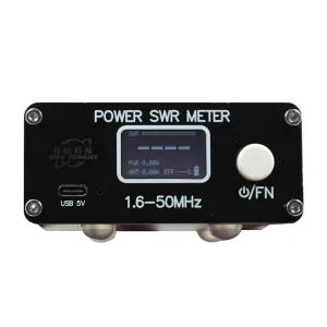 CP Version QRP 150W 1.6-50MHz SWR HF Short Wave Standing Wave Meter SWR / Power Meter FM/AM/CW/SSB Mini
