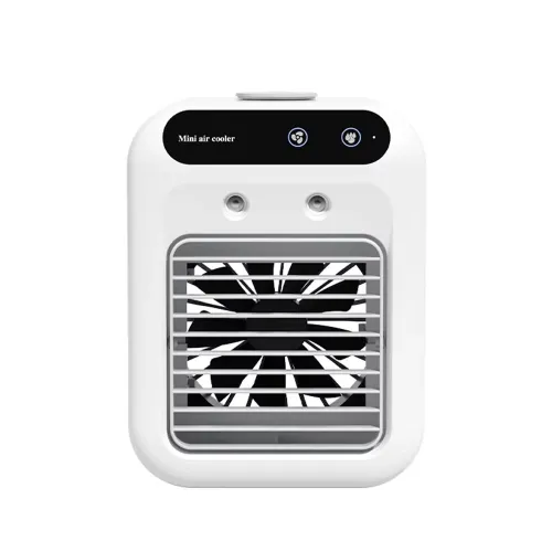 Speed Adustable Air Conditioner Cooling Fan 500ml Tank Personal Air Conditioning Air Cooler Mini Rechargeable Fan for Camping Office