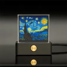 Tevorex Bitcoin Stock Ticker Crystal Monitor Display Digital Clock Weather Temperature Humidity Weather Temperature Electronic Photo